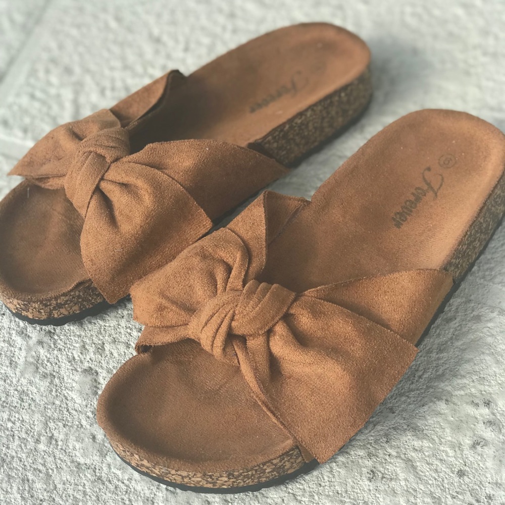 Brown Sandals, worn once
